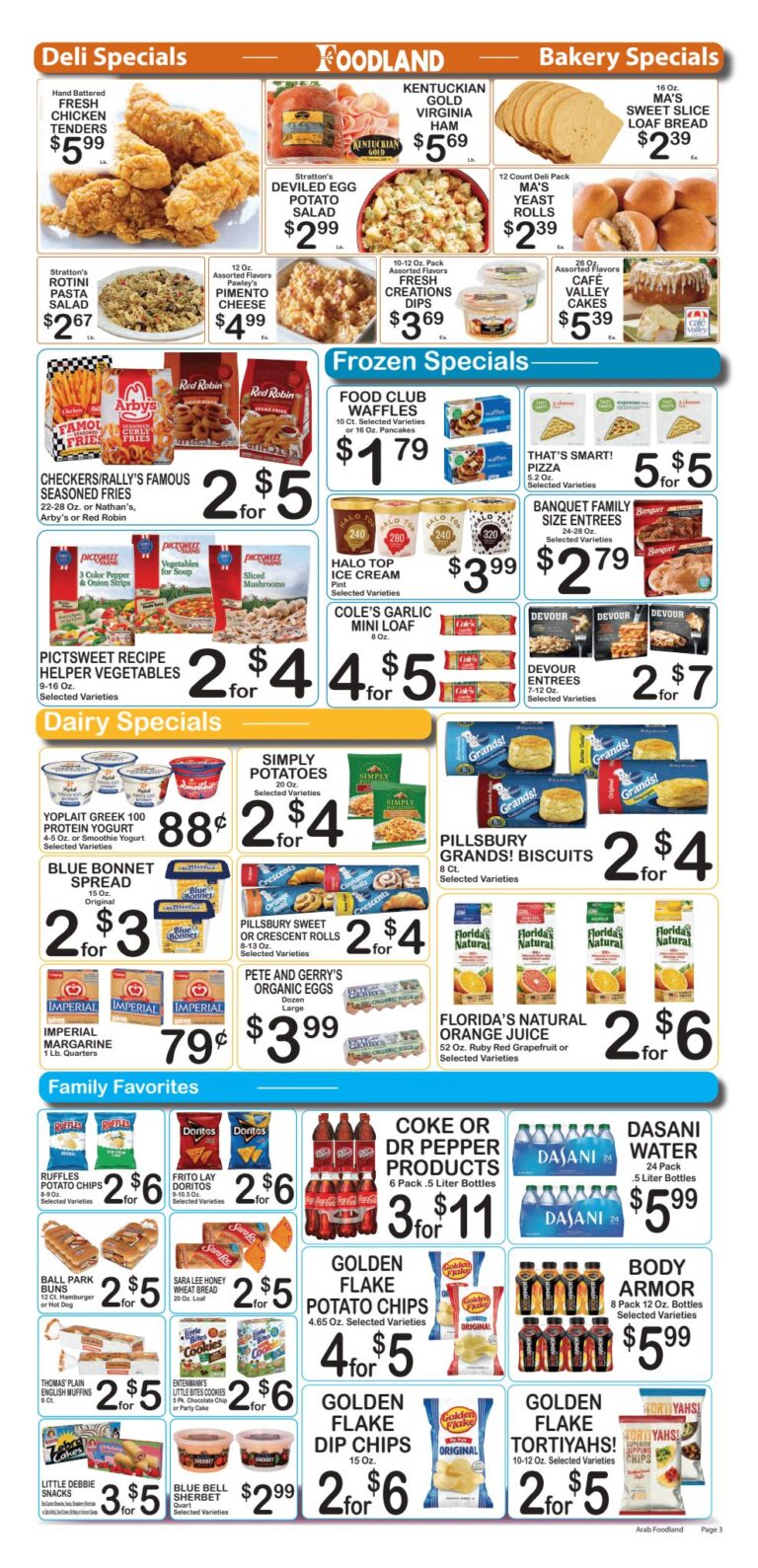 Weekly Ad 9/20 - Arab - Foodland